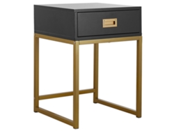Mesa de centro BELIANI Largo de MDF Negro 40x40x57