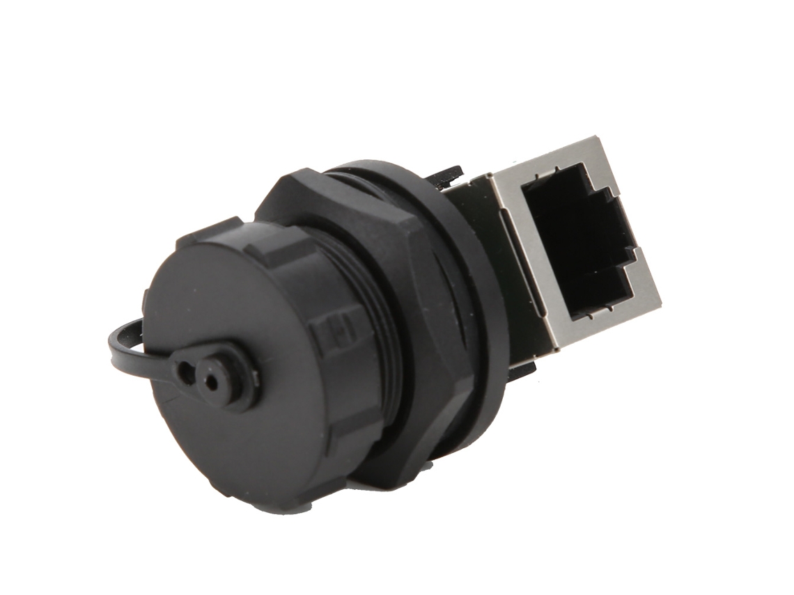 2026-as-2 Piezas Adaptador Rj45 Conector Ethernet Hembra-hembra 90° Exterior Impermeable Empalme Red