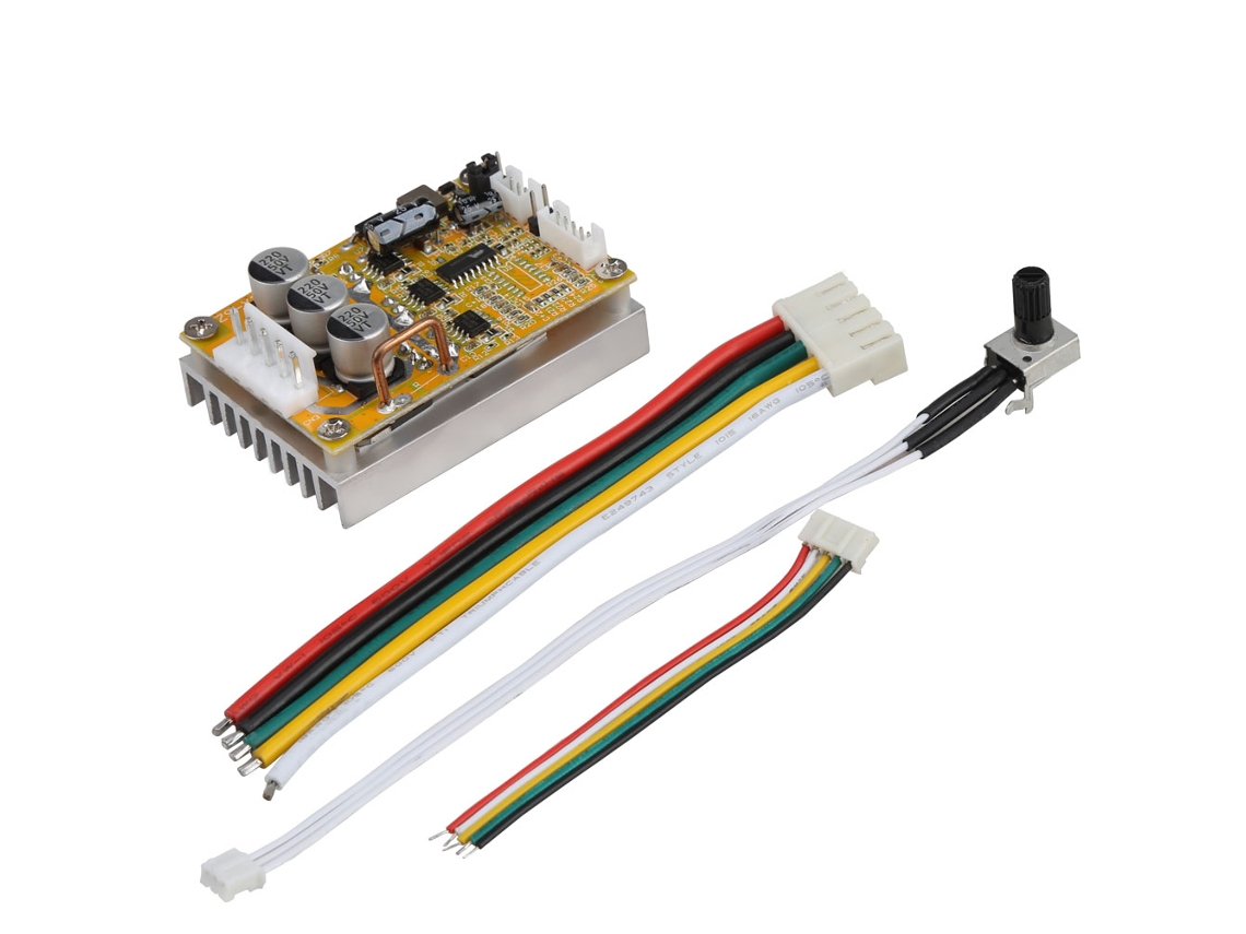 Controlador De Motor De Bobina Sem Escova Bldc Com Sensor Hall 5v-36v 350w Placa Driver Pwm