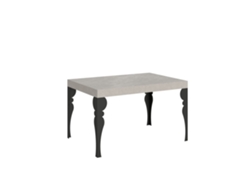 Mesa extensible Paxon Cashmere 140/244x90 cm con patas antracita Itamoby
