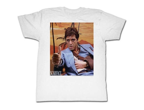 Camiseta ROCKINSTONE de Scarface Thums y munición (Algodón - XXXL)