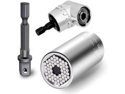 Juego De Llaves Universales De 7-19 Mm, Destornillador Inalámbrico Para Ratón, Juego De Destornilladores, Broca Angular De 105 Grados