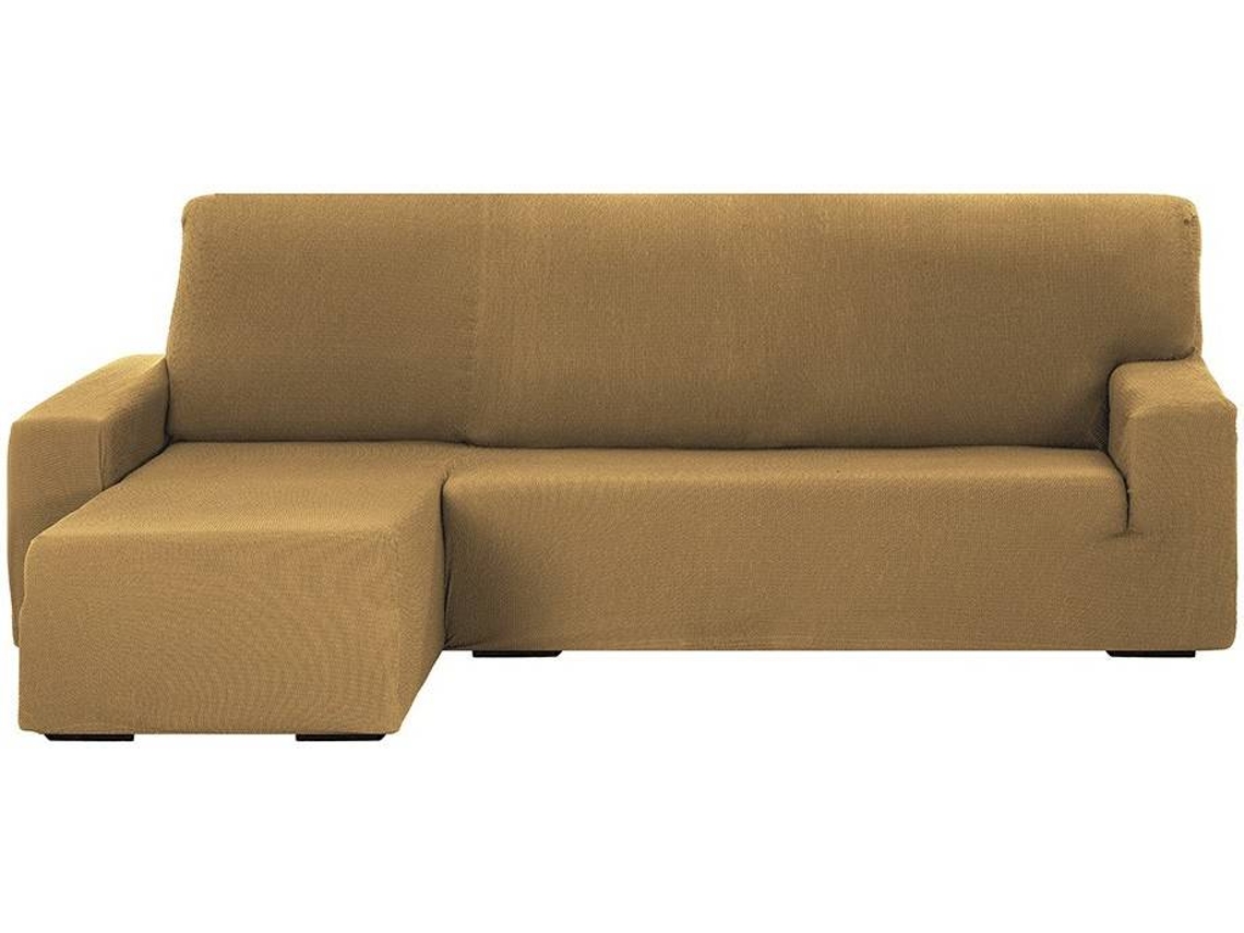 Funda Chaise Longue TODOPARAMICASA Túnez Visón (Brazo Izquierdo Corto -  240 cm)