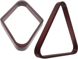 2 Soportes Triangulares De Madera Maciza Para Mesa De Billar