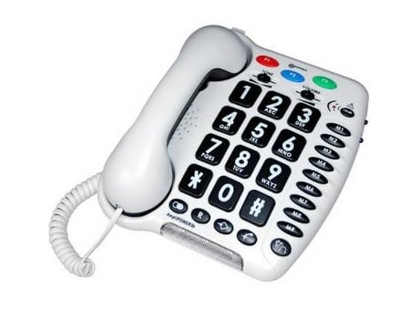 Teléfono Fijo GEEMARC AmpliPower 50 Blanco