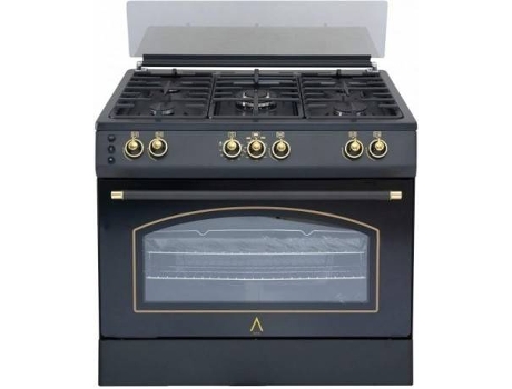 Cocina ALPHA VG-90 (90 L - Gas Butano y Natural - Negro)