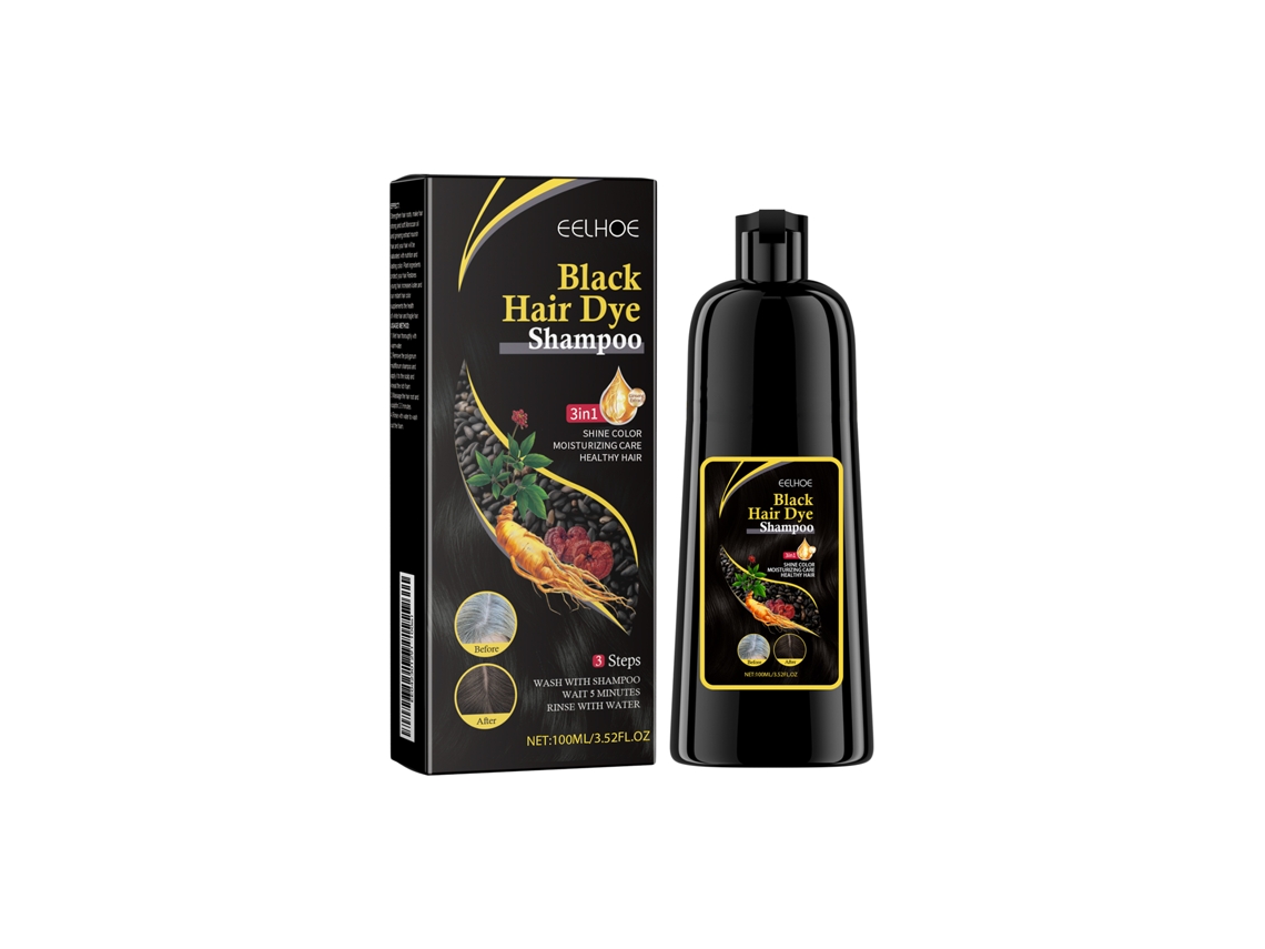 Champú nutritivo Eelhoe Polygonum Multiflorum para cabello negro suave