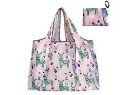 Bolsa de compras reutilizable y plegable de nailon para frutas, organizador, bolsa de compras para supermercado y hogar, GOKOCO