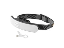 Linterna frontal LED recargable USB Bj de 1000 lm, ajustable e impermeable, para acampar, andar en bicicleta y pescar.
