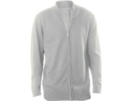 Abrigo KARIBAN Algodón Hombre (L - Gris)