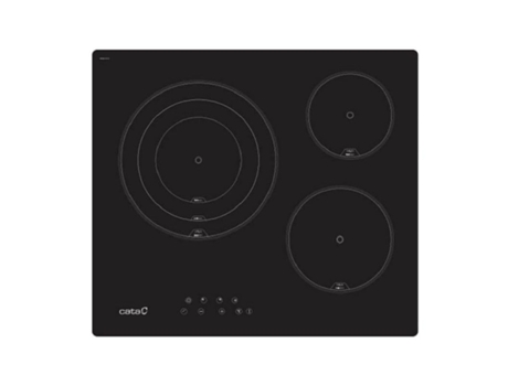 Placa de Vitrocerâmica CATA Tt6003 (Eléctrico - 68 cm - Negro)