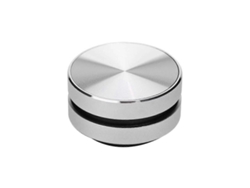 Minialtavoz Bluetooth portátil convierte cualquier cosa en un altavoz inalámbrico mediante inducción de vibración por conducción ósea Rosewell (plateado)