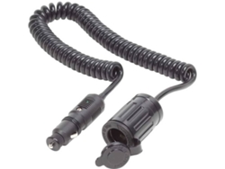 Ficha BLUE SEA 12V Plug With Single Extension Socket Negro