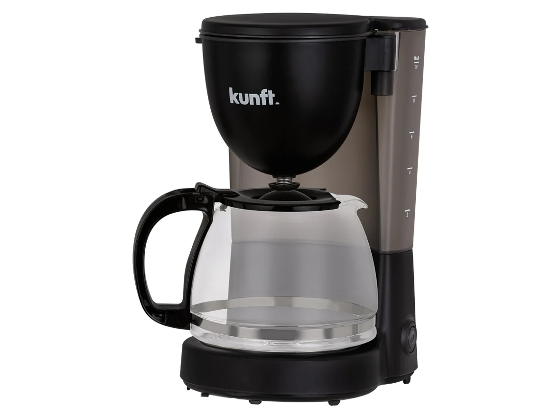 Cafetera de Goteo KUNFT KDCM5024 (600 w - 10 Tazas - Negro)