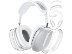 Funda De Silicona Para Airpods Max, Tpu Suave, A Prueba De Golpes Y Resistente A Los Arañazos, Juego De 4 Piezas. Blanco Czhhmart
