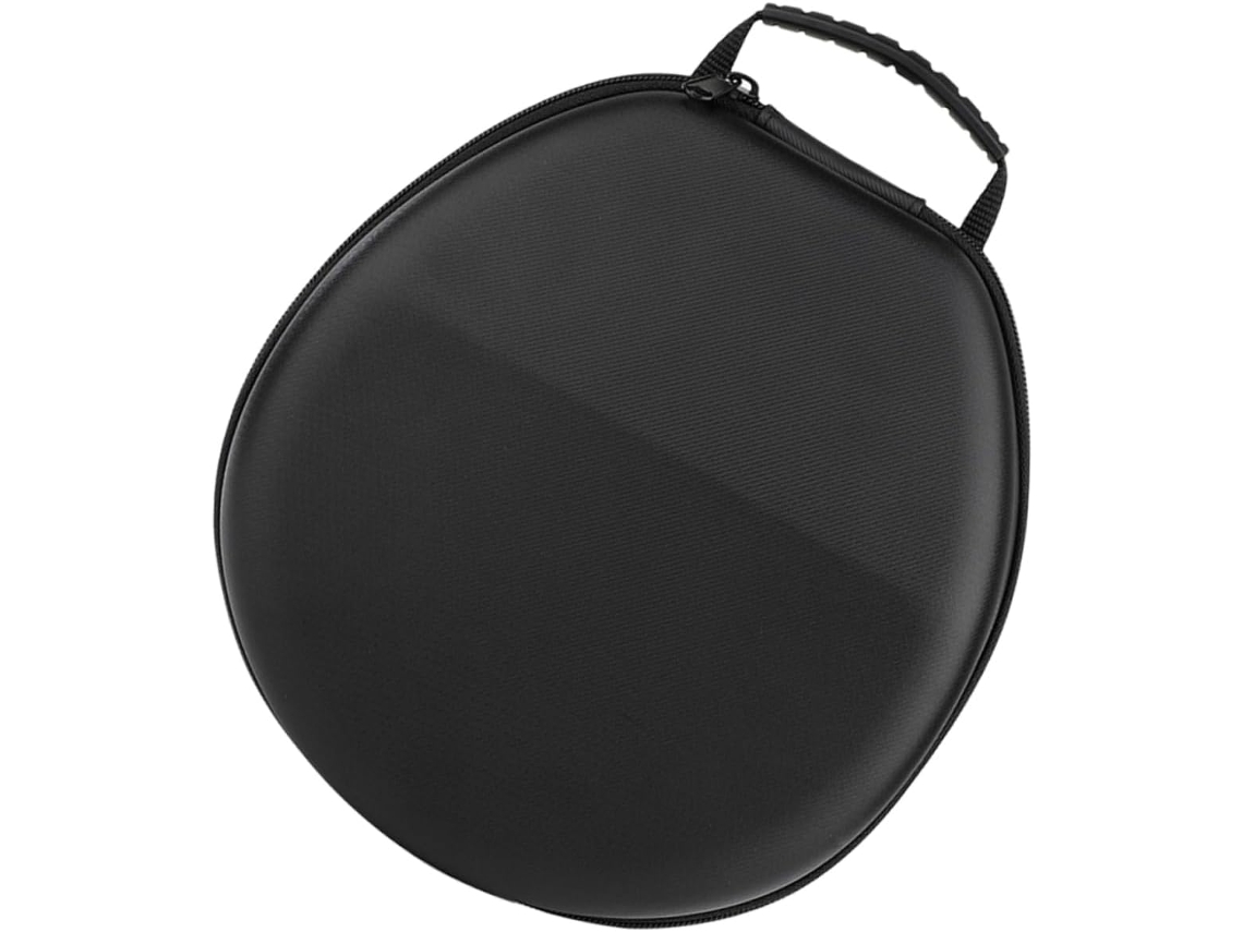 Estuche Ligero De Piel Sintética Negra Para Auriculares, Bolsa De Almacenamiento Multifuncional.