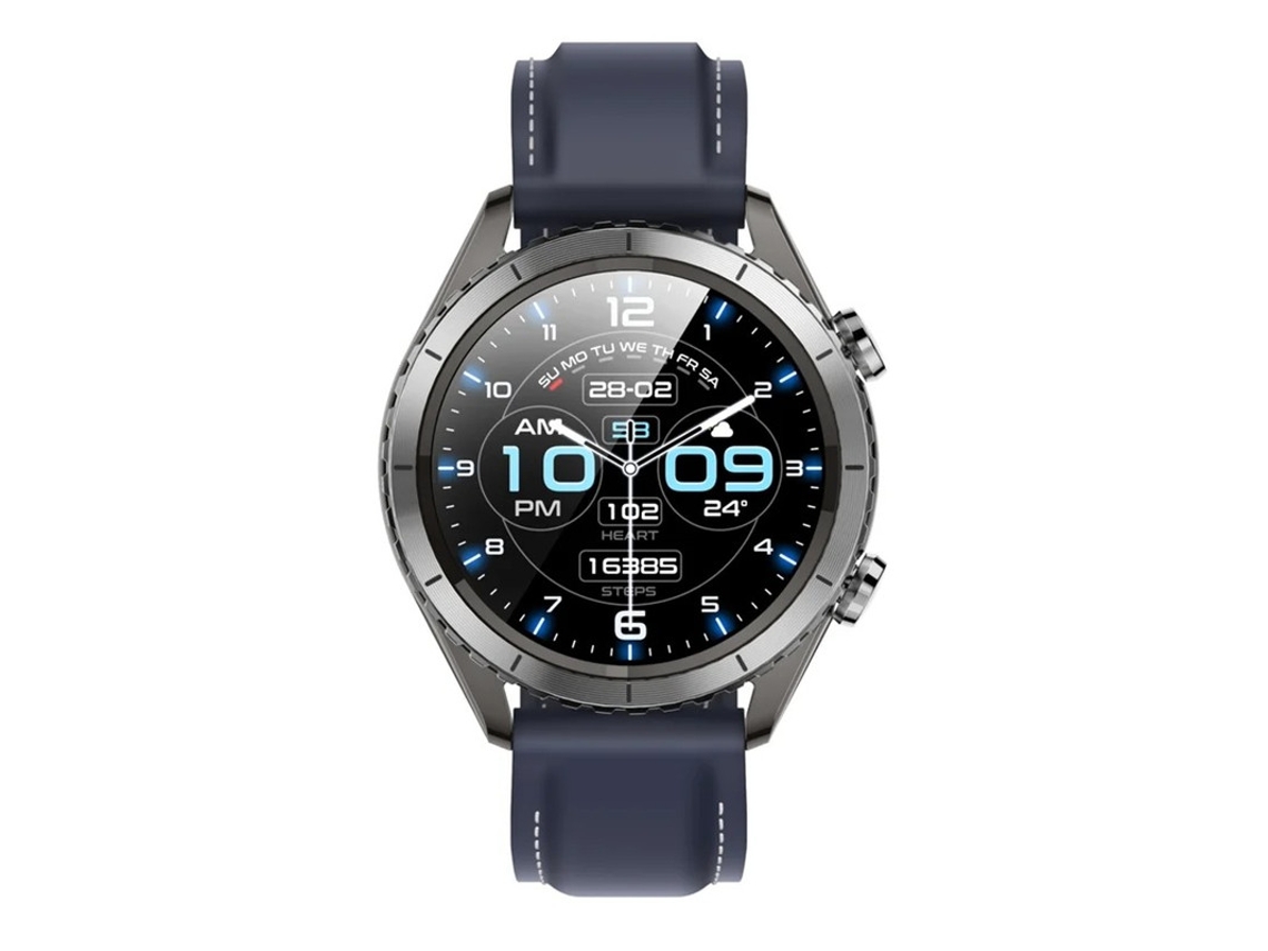 Reloj inteligente con pantalla AMOLED de 1,43 pulgadas, chat GPT, recordatorio de salud femenina y resistencia al agua IP68 (azul) Bestvite