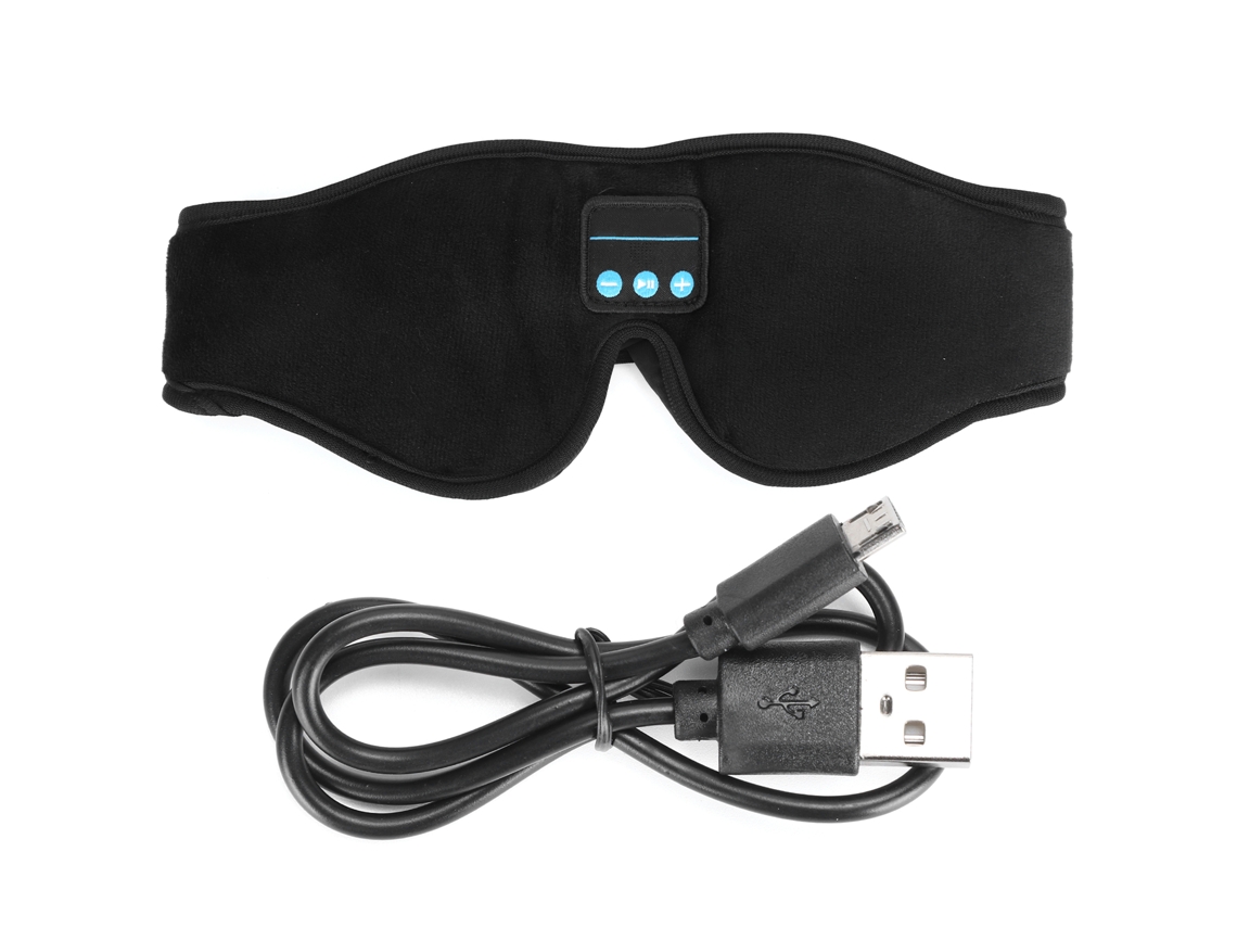 Antifaz Inalámbrico Bluetooth 3d Con Auriculares Para Dormir Y Meditar.