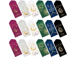 Juego De 36 Sobres Para Tarjetas De Eid Mubarak, Papel Resistente Con Bordes Reforzados.