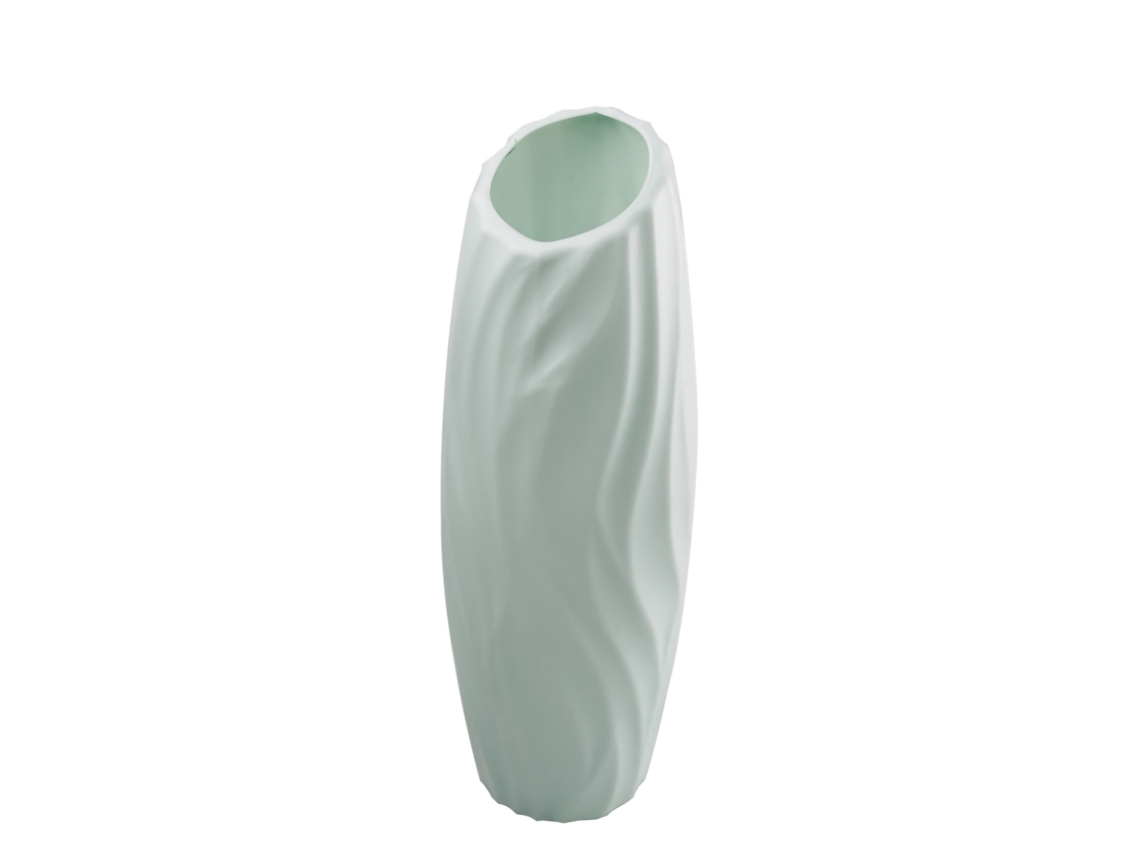 Jarrón decorativo resistente a caídas para diversos ambientes.
