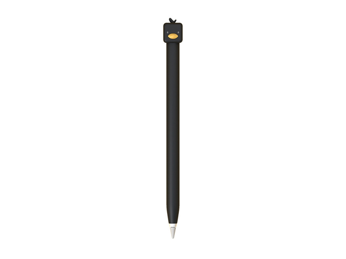 Estojo Para Caneta Stylus (silicone Antichoque) Para Apple Pencil 1ª Geração Pato Amarelinho Venda Exclusiva Da Sudeste Asiática