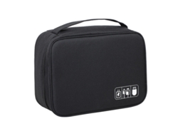 Bolsa de tela Oxford para guardar cables y dispositivos electrónicos, cargadores, discos duros, etc.