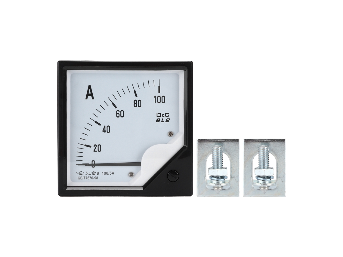 Amperímetro Analógico Para Montaje En Panel 6l2 100a/5a Para La Industria Química Y Minera.