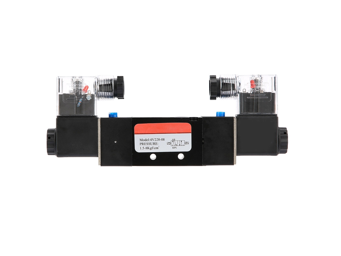 Válvula Solenoide G1/4 4v220-08 2 Posições 5 Portas (dc24v)
