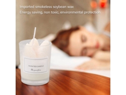 2 juegos de velas aromáticas de fresa y soja para relajarse.