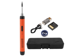 Soldador Con Puntas Antioxidantes, 800 Mah, Usb, Sensor Táctil, Kit De Bricolaje, Naranja