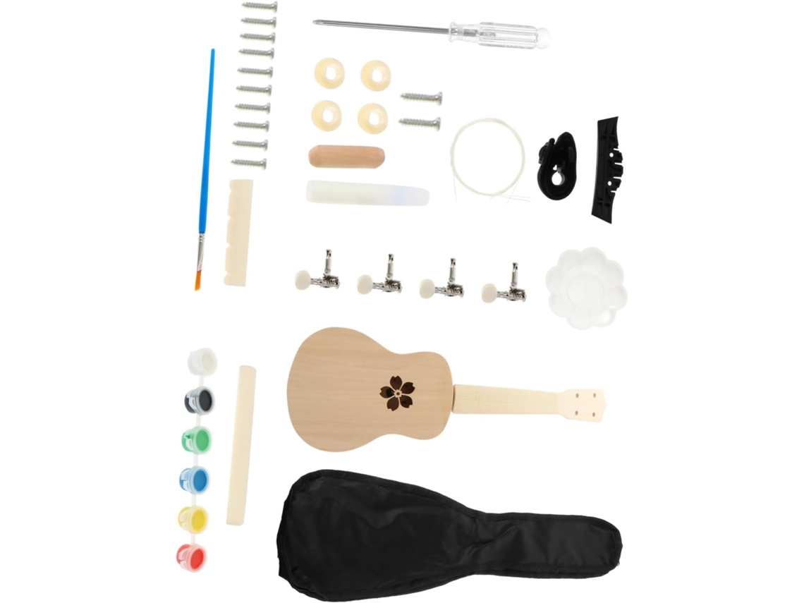 Kit De Montaje De Ukelele Casero - Manual Para Construir Un Ukelele Único - Instrumento Para Padr...