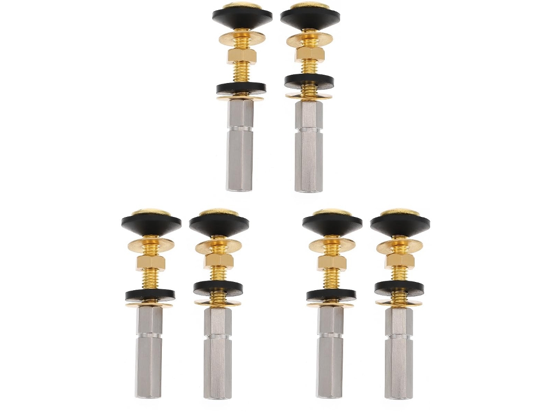 Conjunto De 6 Parafusos De Fixação Para Assento Sanitário, Parafusos Universais E Peças De Reposição.