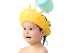 Gorro De Baño Infantil Impermeable Y Ajustable Para Niños Y Niñas: Protege Oídos Y Ojos.