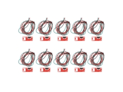 10 Interruptores De Contacto Micro Seguros Con Rodillo De Plástico, Accesorio Con Cable Para Equipos Electrónicos.