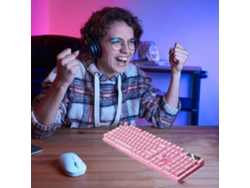 Teclado flotante para juegos con cable USB, ergonómico, táctil mecánico, impermeable, ultrafino y con retroiluminación LED para PC de escritorio. Ly Ebike