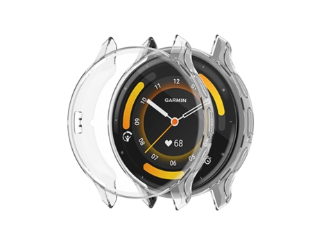 Garmin Venu 3 ENKAY Hat-Prince Estuche de reloj de TPU transparente de cobertura total con protección de pantalla