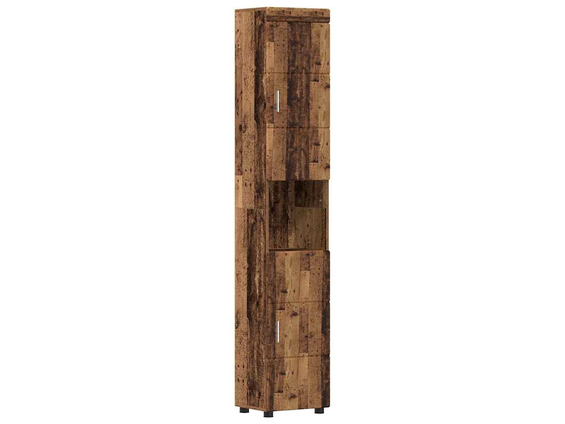 Maison Exclusive - Juego De Muebles De Baño Tulum Madera Vieja 37 X 31,5 X 203 Cm