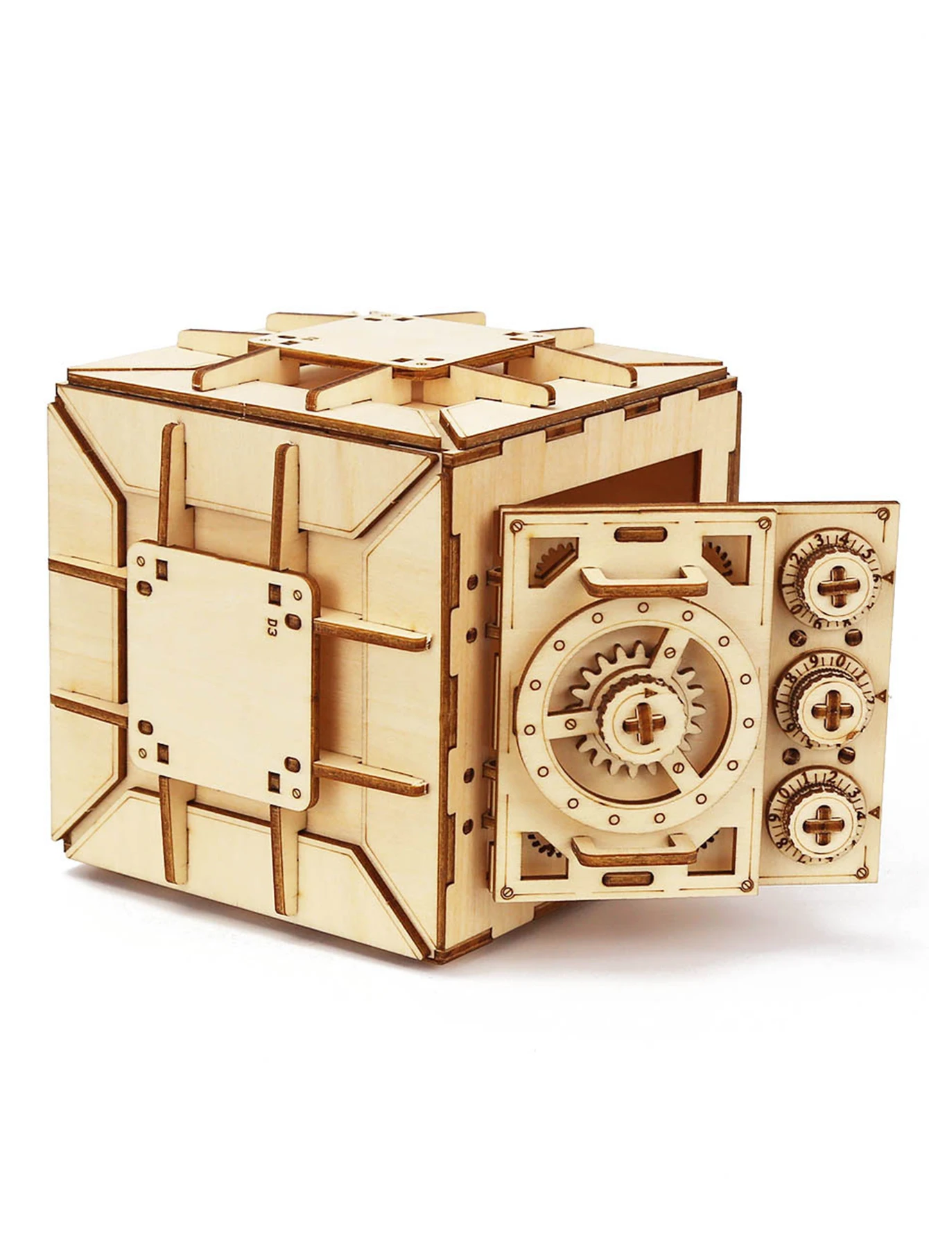 Caja De Almacenamiento Para Rompecabezas De Madera 3d Diy, Incluye Kit Modular.