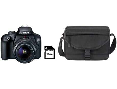 Kit Cámara Réflex CANON EOS 4000D+18-55VUK (18.0 MP - ISO: 100 a 6400 - Sensor: APS-C)