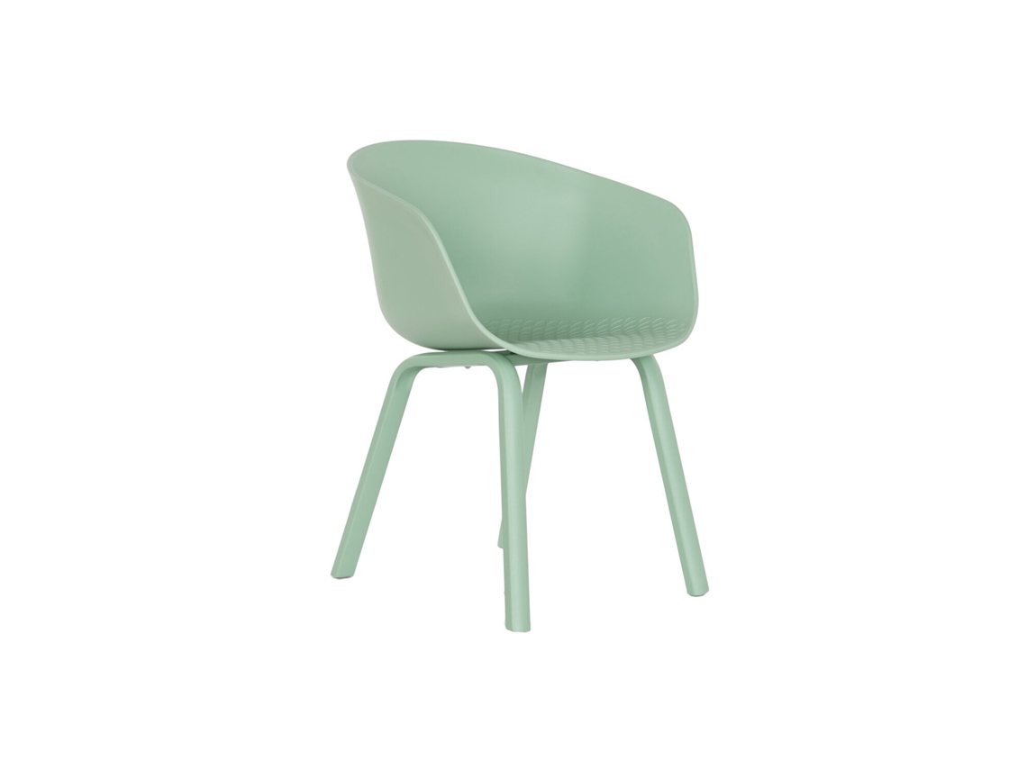 Silla Pp Metal Verde Menta 60x52x78cm