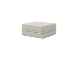Sofá Modular Puff Convertible Liso Cinza Gelo