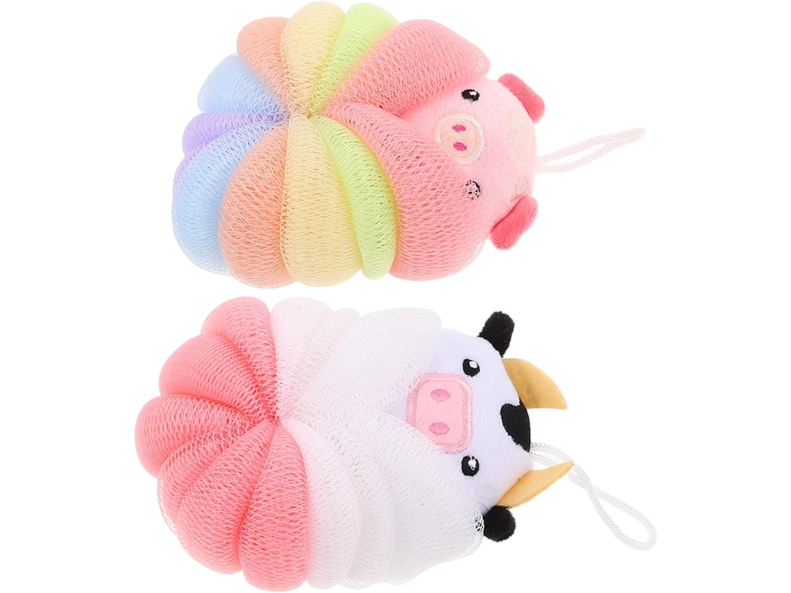 Juego De 2 Esponjas De Baño Estampadas Para Niños Y Niñas.