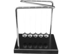 Péndulo de Newton, madera y metal, juguete de física sobre el movimiento perpetuo para decoración de mesa. CHABERLU