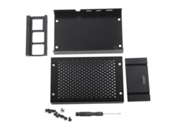 Caja De Aluminio Aleación Para Raspberry Pi4 Protege Placa Base Componentes Electrónicos Ligera