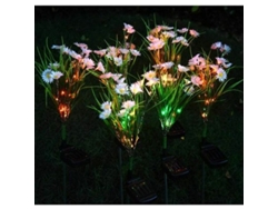 Luces Solares Para Jardín, 2 Unidades, Flores De Margarita Led, Ip67, Blancas, Para Jardín, Patio Y Terraza.