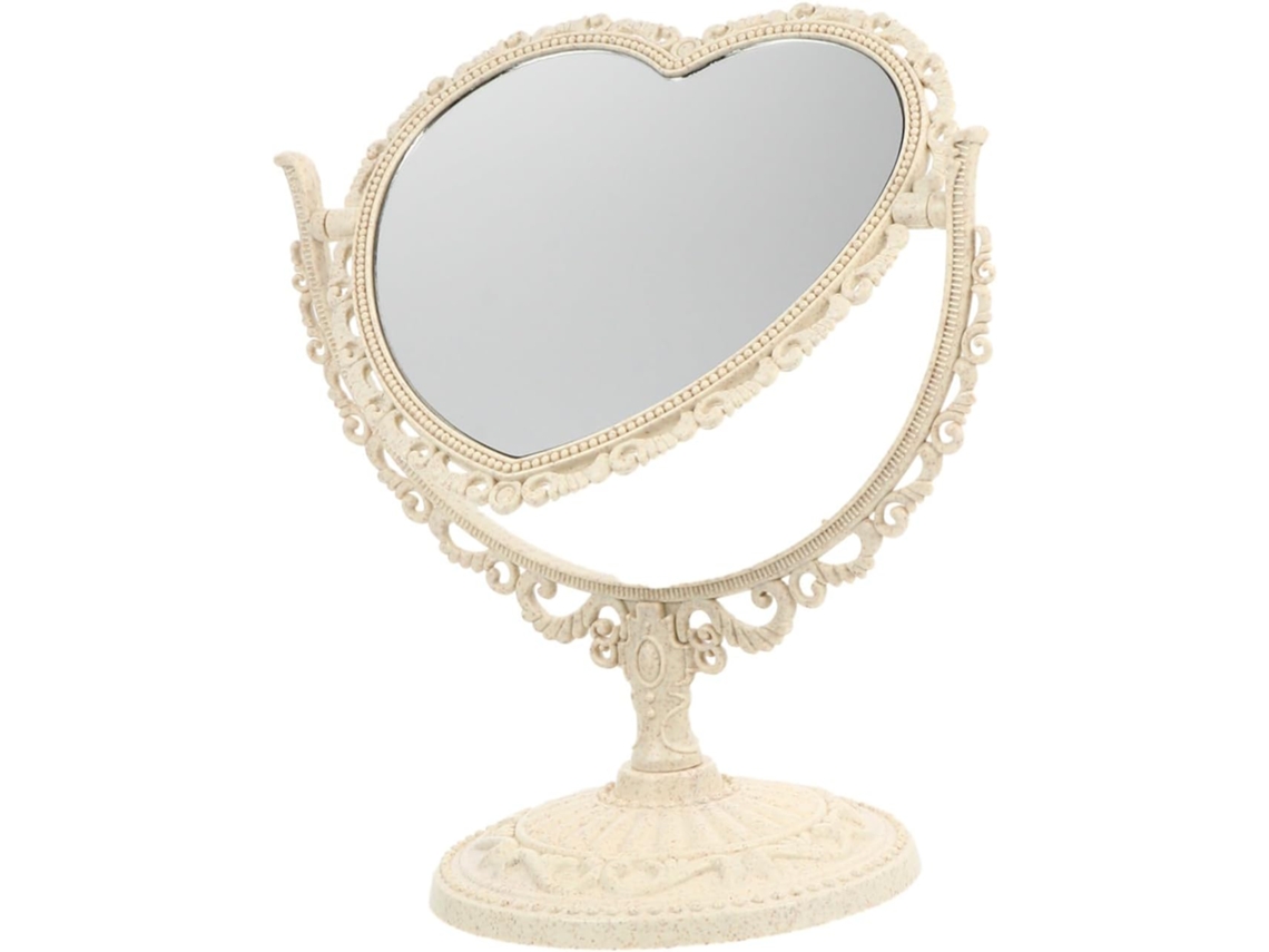 Miroir De Maquillage Vintage Rotatif De Table Élégant Para Coiffeuse Hd Soin Y Quotidien Cadeau ...
