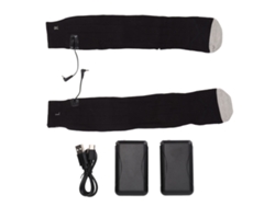 Calcetines calefactables eléctricos de algodón puro, 3 modos, recargables por USB para hombre y mujer, con pilas para invierno.