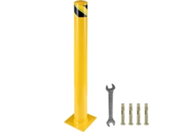 Señalizador, Soporte y Poller de Seguridad en Acero 122 cm Tekmaquinas