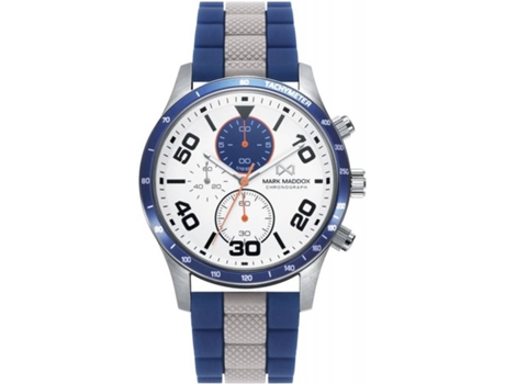 Reloj MARK MADDOX Hombre (Goma - Azul)