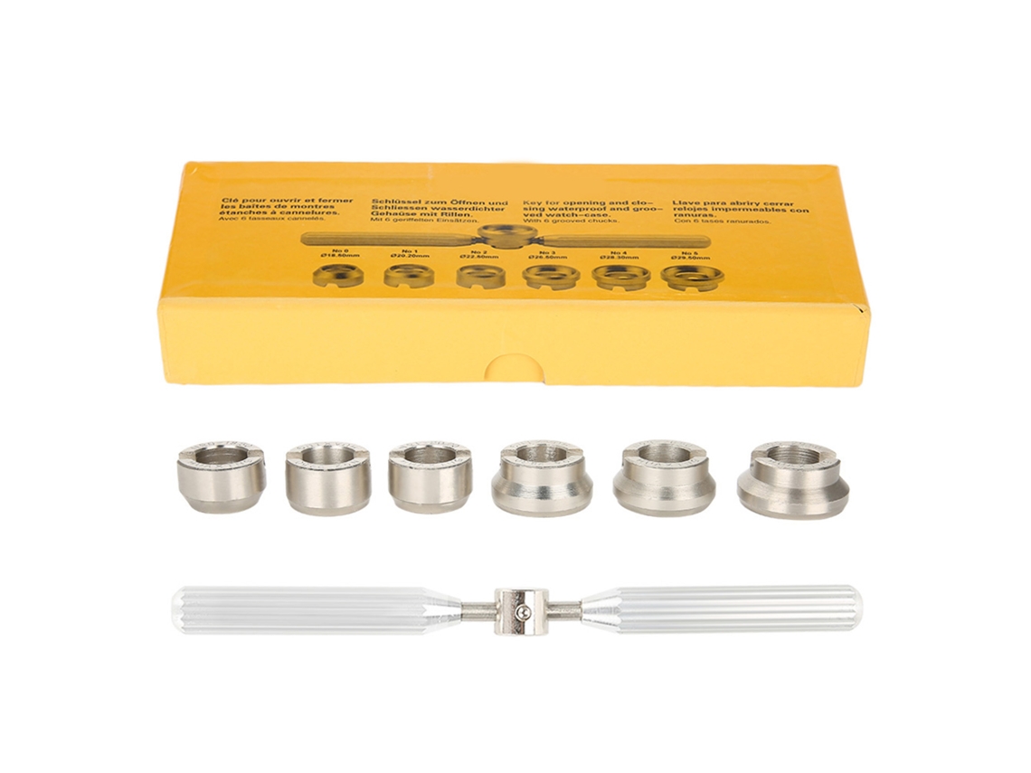 Herramienta Para Abrir La Caja Del Reloj Rolex Oyster Con Llave Y Troqueles.